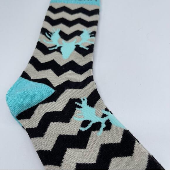 NWT Alaska Chevron and Moose Socks. Size 8-11 Women - Picture 3 of 5